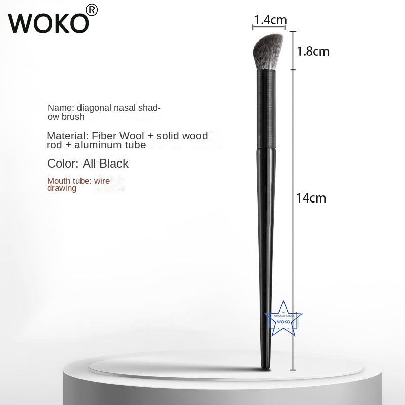 Konturna četkica za šminku Četkica za oblikovanje bronzera za konturu Četkica za konture pod kutom Kist za sjenilo za oči Nos Contour Blending Kist Alat za šminkanje