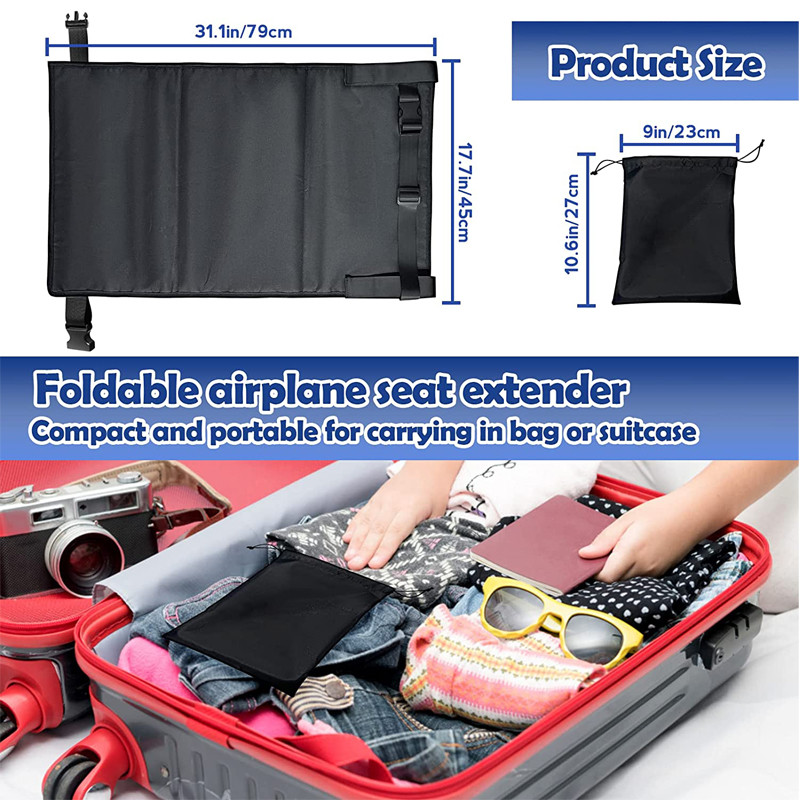 Vaikų kelionės lėktuvo lova Kūdikių pedalai Nešiojama Vaikų lova Lėktuvo pėdų hamakas skrydžiams Sėdynės ilgintuvas kūdikių kelionių aksesuaras