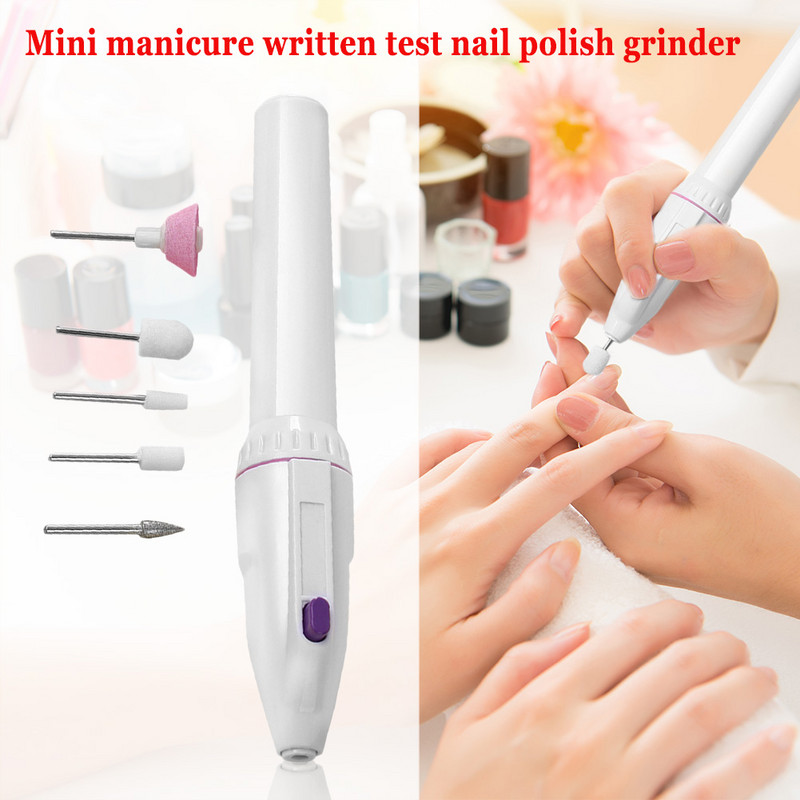 5 in1 Pro Electric Mini Drill Drill Machine Professional Buffer File Polisher Set Nail Polish File Buffer Nail Art Tools
