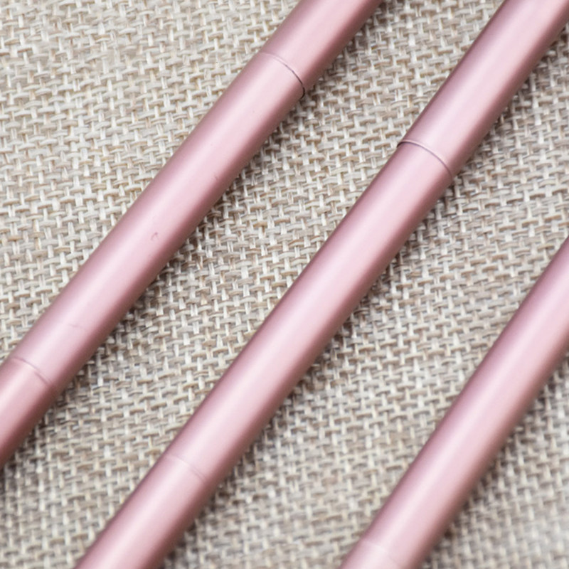 1 vnt. Daugiafunkcis akių šešėliai su dviem galais akių šešėlių makiažo kosmetikos šepetėlis Šampano aukso akių šešėlių makiažo grožio šepetėlis