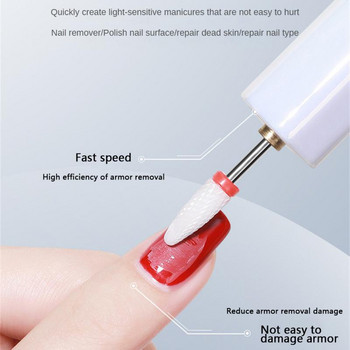 Μηχάνημα τρυπανιού νυχιών 35000RPM Cordless Electric Nail Sander Professional Manicure Machine Fress for Gel Polishing Tools