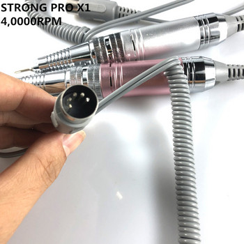 STRONG 210 PRO X1 Handpiece 105L 40000 RPM Dental BTLAAOVE Микромотор Полираща електрическа бормашина за нокти машина за маникюр