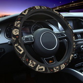 38 cm rooliratta katted Retro raskemetallist elastne rock roll muusika punutis rooli kaanel Auto autotarvikud