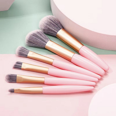 Uus 6/8PC meigipintslite komplekt lauvärvide jumestuskreemi naiste kosmeetikapintsliga lauvärvi põsepunapuudrit segav Beauty Soft meigitööriist