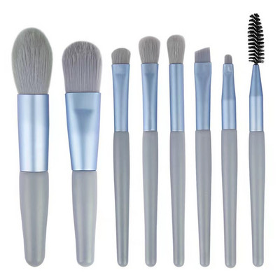 Uus 6/8PC meigipintslite komplekt lauvärvide jumestuskreemi naiste kosmeetikapintsliga lauvärvi põsepunapuudrit segav Beauty Soft meigitööriist