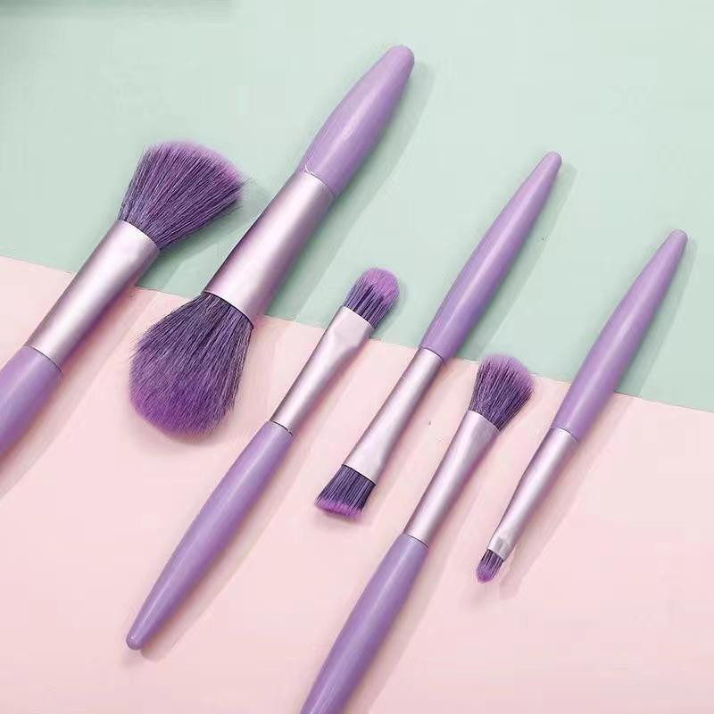 Uus 6/8PC meigipintslite komplekt lauvärvide jumestuskreemi naiste kosmeetikapintsliga lauvärvi põsepunapuudrit segav Beauty Soft meigitööriist