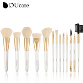 DUcare Foundation Meigipintsel Flat Top Buffing Brush Lauvärvi kontuuri puudripintsel Esiletõstja Meigipintslid Pliiats Maquiagem