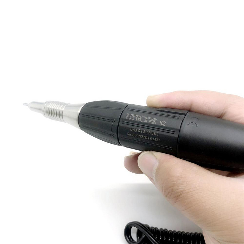 STRONG 102 puurpliiats 35000 p/min käsiinstrument STRONG210 90 207B Marathon elektrilise maniküüri masina jaoks Naelad Puuri käepide Küünte tööriist