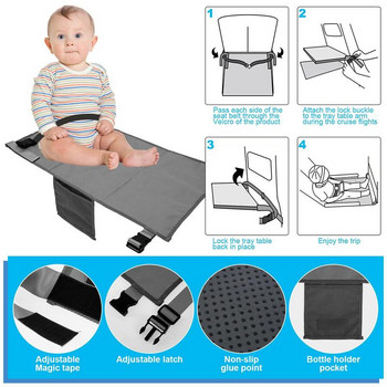 Αντιολισθητικό υποπόδιο κρεβατιού Baby Pedals Φορητή αιώρα ταξιδιού Κρεβάτι Αυτοκίνητο Ταξίδι παιδικό παιδικό κάθισμα προέκταση ποδιών για παιδιά