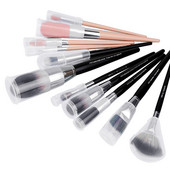 Meigipintsel, läbipaistev tolmukate, niiskuskindel jumestuskreem lauvärvide huulepintsel, harjased säilitustarvikud