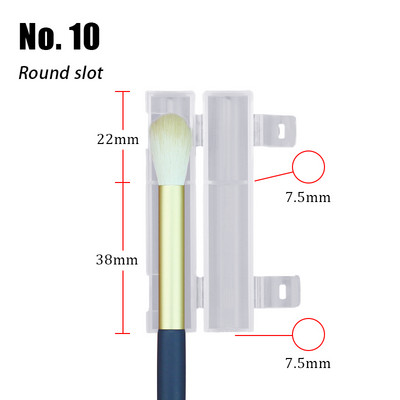 Meigipintsel, läbipaistev tolmukate, niiskuskindel jumestuskreem lauvärvide huulepintsel, harjased säilitustarvikud