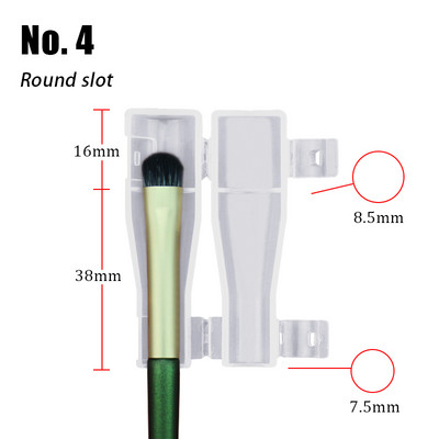 Meigipintsel, läbipaistev tolmukate, niiskuskindel jumestuskreem lauvärvide huulepintsel, harjased säilitustarvikud