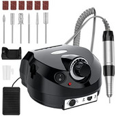 35000 ford./perc professzionális körömfúró elektromos körömcsiszoló gél eltávolításához hordozható körömfúró gépi manikűr felszerelés