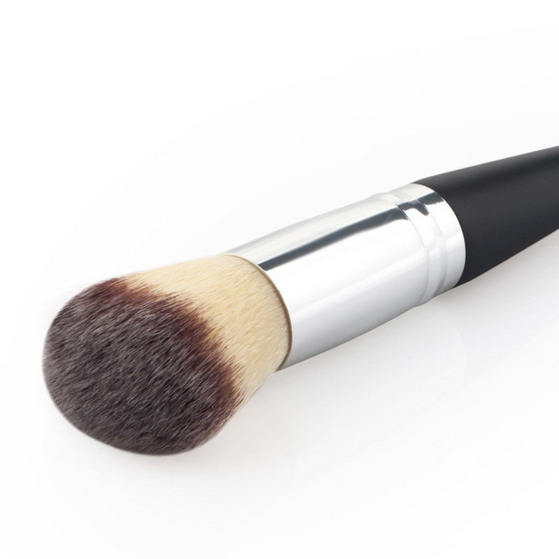 Uued kaasaskantavad kahepealised kahekordse kasutusega kaasaskantavad puidust alumiiniumist käepidemega kosmeetika meigipuuder põsepuna lauvärvipintslid