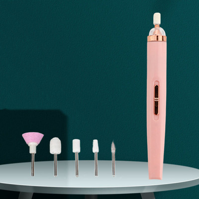 Mașină electrică de slefuit unghii pentru slefuit de unghii cu mini instrumente electrice portabile pentru pix pentru manichiură cu sac pentru îndepărtarea gelului