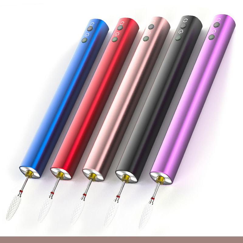 Kaasaskantav küünepuurimasin Juhtmeta laetav maniküürimasin Elektriline küünelihvija Akufreesimismasin