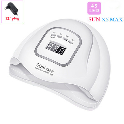 Körömszárító LED körömlámpa UV lámpa az összes gél körömlakk kikeményítéséhez Motion Sensing manikűr pedikűr szalon eszközzel