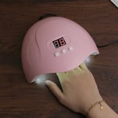 54W UV Led svjetiljka za sušenje noktiju za sve vrste gel laka za sušenje laka 18kom LED lampa za stroj za manikuru noktiju USB konektor