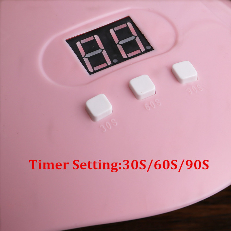 54W UV Led svjetiljka za sušenje noktiju za sve vrste gel laka za sušenje laka 18kom LED lampa za stroj za manikuru noktiju USB konektor