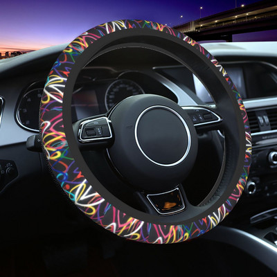 37-38 auto rooliratta kate Graffiti elastne südamepunutis rooli kaanel Auto Decor Elastische autotarvikud