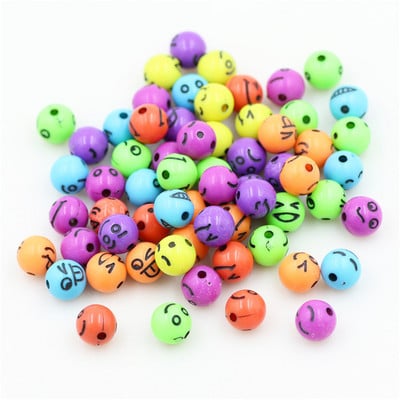 100 buc. Mărgele acrilice pătrate mixte cu litere rotunde de 6 mm Brelocuri cu numere de inimă libere pentru realizarea de bijuterii Accesorii pentru brățări