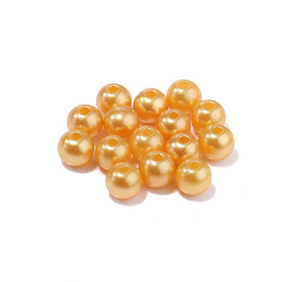 1000–50 tk ABS-i imitatsiooniga pärli, särav sirge auk, 3–12 mm mitut värvi DIY ümmargune rant ehete kaelakee valmistamise tarvis