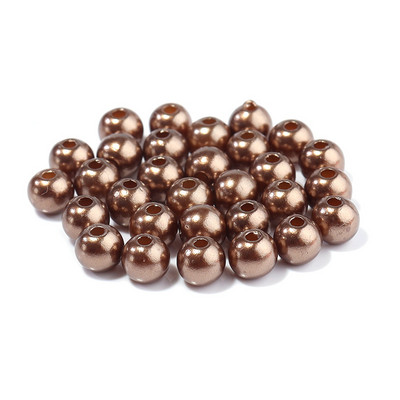 1000–50 tk ABS-i imitatsiooniga pärli, särav sirge auk, 3–12 mm mitut värvi DIY ümmargune rant ehete kaelakee valmistamise tarvis