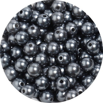 1000–50 tk ABS-i imitatsiooniga pärli, särav sirge auk, 3–12 mm mitut värvi DIY ümmargune rant ehete kaelakee valmistamise tarvis