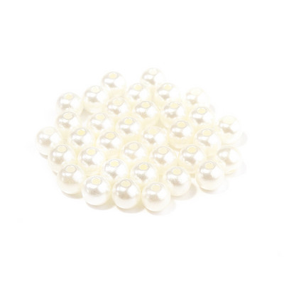 1000–50 tk ABS-i imitatsiooniga pärli, särav sirge auk, 3–12 mm mitut värvi DIY ümmargune rant ehete kaelakee valmistamise tarvis