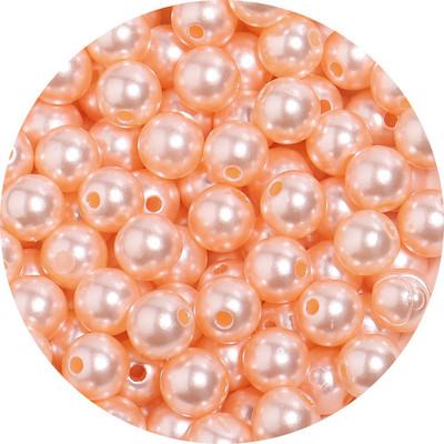 1000–50 tk ABS-i imitatsiooniga pärli, särav sirge auk, 3–12 mm mitut värvi DIY ümmargune rant ehete kaelakee valmistamise tarvis