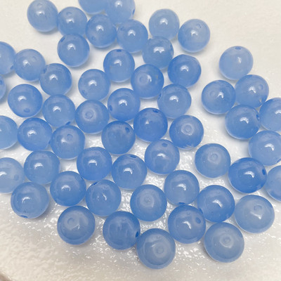 8MM/10MM/12MM apyrankių priedai Aukštos kokybės stiklo apvalūs laisvi tarpikliai, skirti papuošalams gaminti „pasidaryk pats“