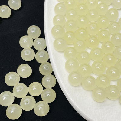 8MM/10MM/12MM apyrankių priedai Aukštos kokybės stiklo apvalūs laisvi tarpikliai, skirti papuošalams gaminti „pasidaryk pats“