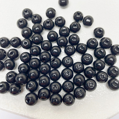 8MM/10MM/12MM apyrankių priedai Aukštos kokybės stiklo apvalūs laisvi tarpikliai, skirti papuošalams gaminti „pasidaryk pats“