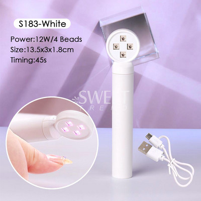 18 W-os Shell UV körömlámpa szárító mini egyujjas tojásos fototerápiás gép gyorsan száradó hordozható lakkal kötött manikűr eszközök CA053
