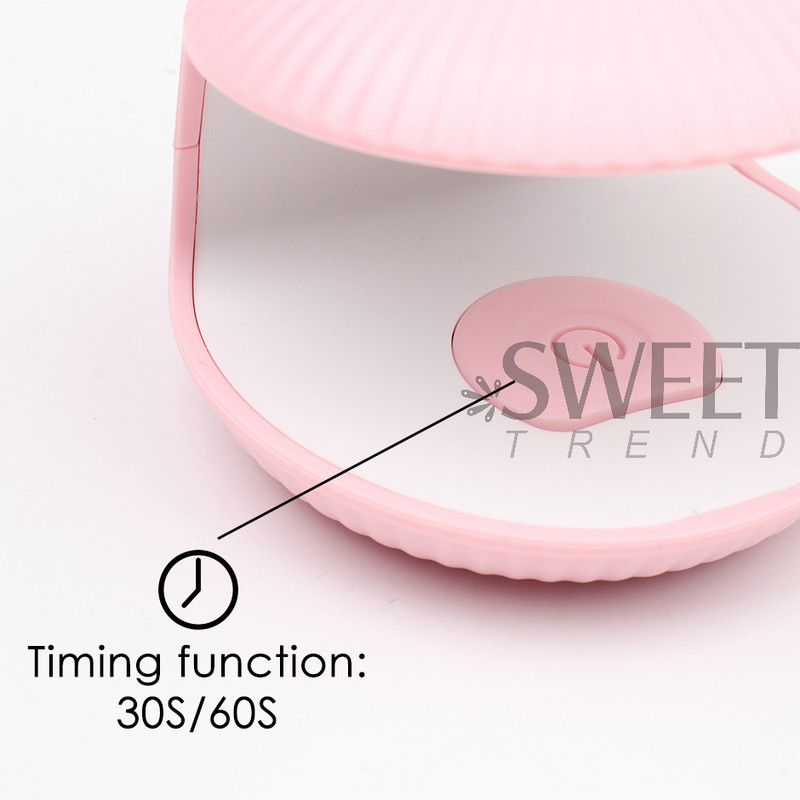 18 W-os Shell UV körömlámpa szárító mini egyujjas tojásos fototerápiás gép gyorsan száradó hordozható lakkal kötött manikűr eszközök CA053