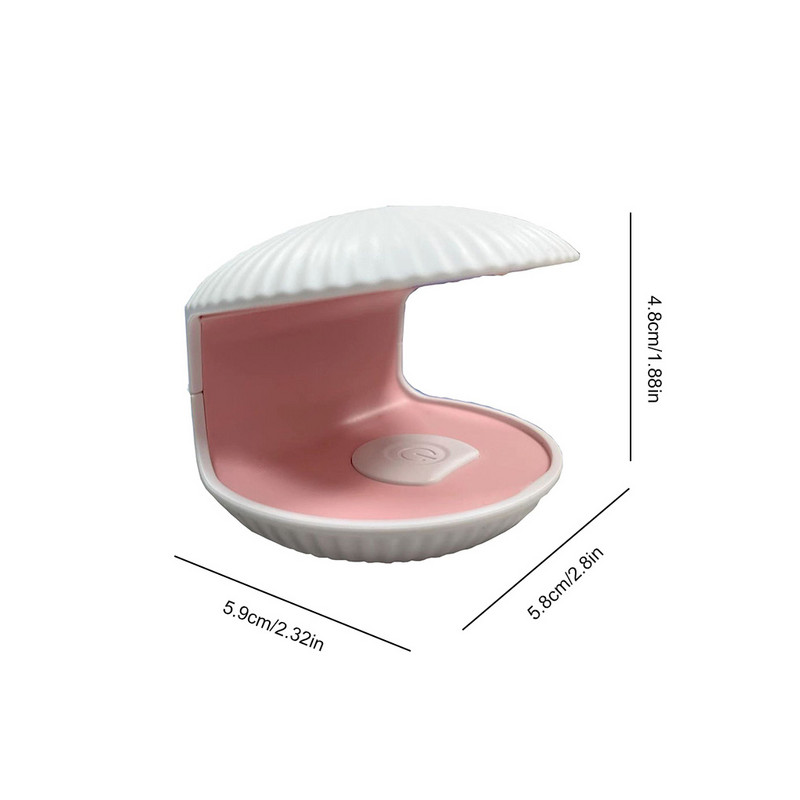 Shell Nail UV Gel Lak Sušilo Stroj za fototerapiju za manikuru Brzo sušeće Led svjetlo Mala prijenosna Lampa za ljepilo za lak za nokte