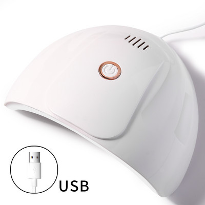 54W 18 LED kuivatuslamp maniküür UV küünekuivati kuivav geel-küünelakk Integreeritud USB Smart Timer päikesevalguse küünekunsti tööriistad