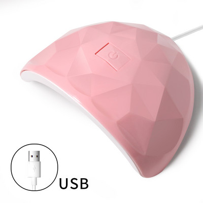 54W 18 LED kuivatuslamp maniküür UV küünekuivati kuivav geel-küünelakk Integreeritud USB Smart Timer päikesevalguse küünekunsti tööriistad