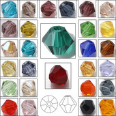 Mărgele biconice din cristal austriac AAA 2 3 4 6 8mm Mărgele distanțiere din sticlă fațetată multicolore pentru fabricarea de bijuterii Accesorii DIY Vânzare cu ridicata