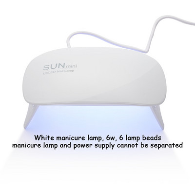 1 kom. Sušilo za nokte s ružičastom mašnom 52 W Prijenosni USB kabel Lampa za nokte za kućnu upotrebu za sušenje laka za nokte s 18 komada kuglica UV LED lampa*