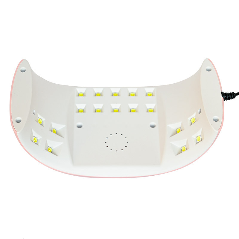 1 kom. Sušilo za nokte s ružičastom mašnom 52 W Prijenosni USB kabel Lampa za nokte za kućnu upotrebu za sušenje laka za nokte s 18 komada kuglica UV LED lampa*