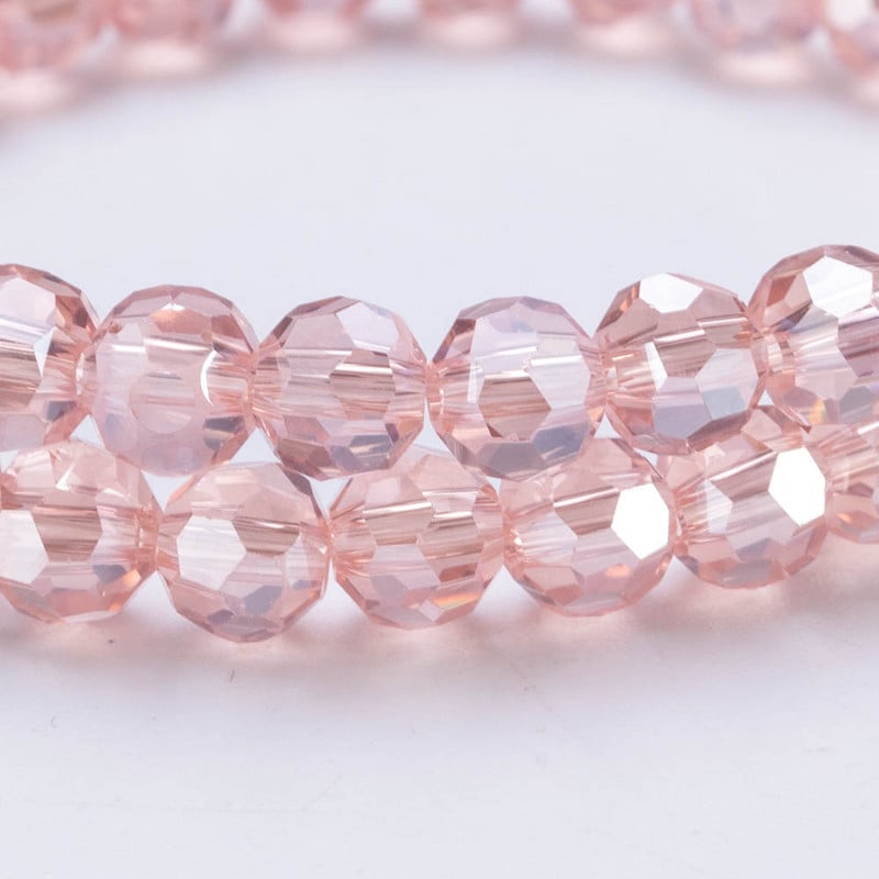 3 4 6 8 mm ümmargused kristallhelmed lihvitud värvilised klaashelmed lahtised vahehelmed ehete valmistamiseks näputööks käevõru kaelakee isetegemine