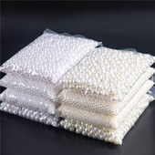 Perle od imitacije bisera od ABS-a Labave okrugle akrilne perle za ručni rad za ogrlice, narukvice Izrada dijelova nakita „uradi sam“