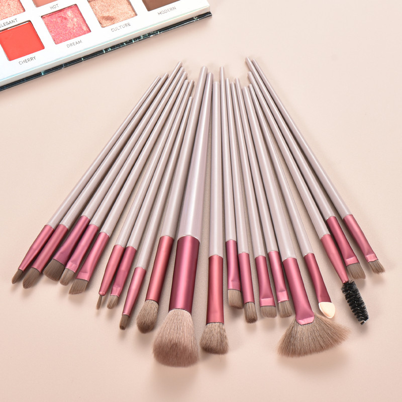 KOSMETYKI Meigipintsel 20 tk silmapintslid Lauvärvi silmalainer kulmupintsel Silmameigi tööriistade komplekt Odav pintsel