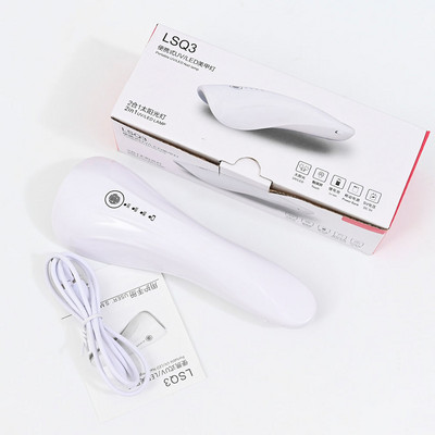 Mini nagų lako klijų džiovinimo lempa USB sąsaja Sulankstoma Mini Mouse šviesos terapijos lempa LED nagų tobulinimo lempa Nešiojama UV lempa