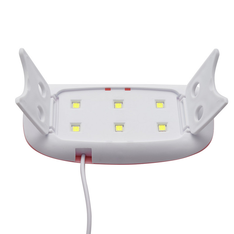 Mini nagų lako klijų džiovinimo lempa USB sąsaja Sulankstoma Mini Mouse šviesos terapijos lempa LED nagų tobulinimo lempa Nešiojama UV lempa