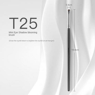 Četkica za razmazivanje olovke za oči Precizna četkica za razmazivanje šminke Četkica za razmazivanje sjenila od konjske dlake Mali kistovi za šminku za dimljene olovke