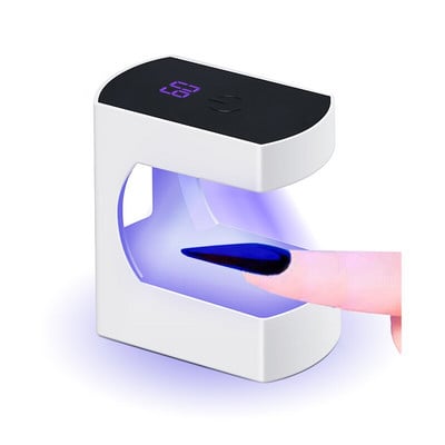 Lampă nouă de uscare a unghiilor Lampă UV 6LED Mini uscător de unghii Lampă UV Mașină de manichiură cu cablu USB Uscător de lac de unghii cu gel pentru călătorii acasă