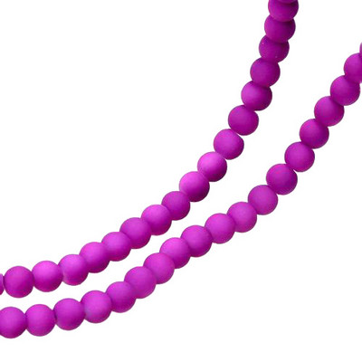 OlingArt Gumi Üveggyöngyök Magas 6MM minőség 100 DB/tétel cukorka színű neon matt laza kézzel készített ékszer készítés karkötő barkácsolás