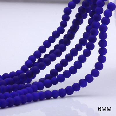 OlingArt Gumi Üveggyöngyök Magas 6MM minőség 100 DB/tétel cukorka színű neon matt laza kézzel készített ékszer készítés karkötő barkácsolás